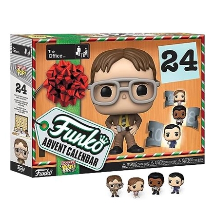 Funko Pop! The Office themed advent calendar with 24 miniature collectible figures.