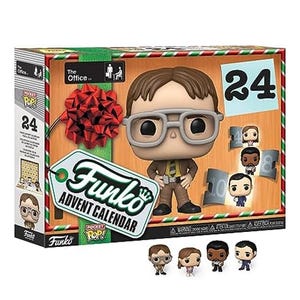 Funko Pop! The Office themed advent calendar with 24 miniature collectible figures.