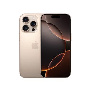 Gold-colored iPhone with triple-camera system displayed.