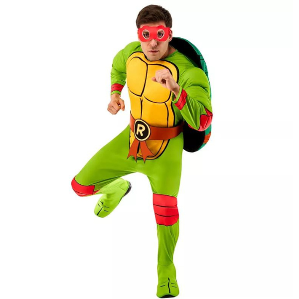 Halloween costume featuring a men's Target Dracula vampire outfit