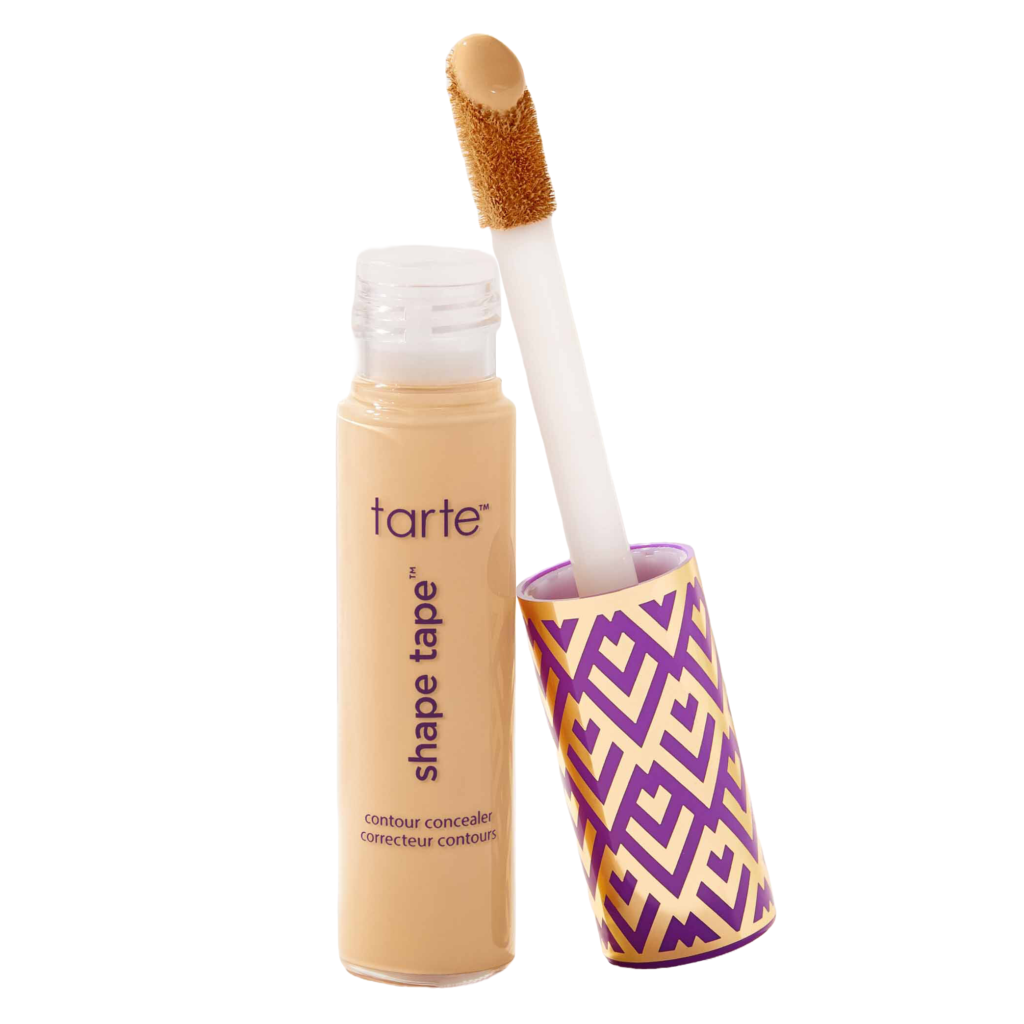 Tarte Shape Tape Contour Concealer with a doe-foot applicator and decorative cap.