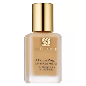Estee Lauder Double Wear Stay-in-Place Makeup is a long-lasting liquid foundation with a matte finish, suitable for all skin types, and provides full coverage that resists humidity and transfer.