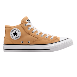 Converse Chuck Taylor All Star high-top sneaker in tan with white laces and toe cap, featuring the iconic logo on the side.