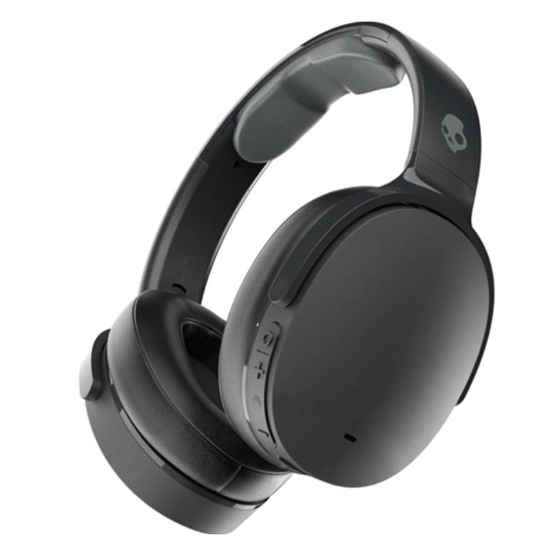 Skullcandy ANC Bluetooth Headphones are over-ear, wireless headphones with noise-canceling technology. They feature a sleek design with cushioned ear pads and include volume and playback controls on the ear cup.