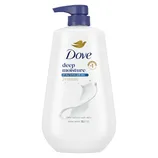 Dove Deep Moisture Body Wash with 24-hour renewing micro-moisture for all-day lotion-soft skin, 30.6 fl oz.