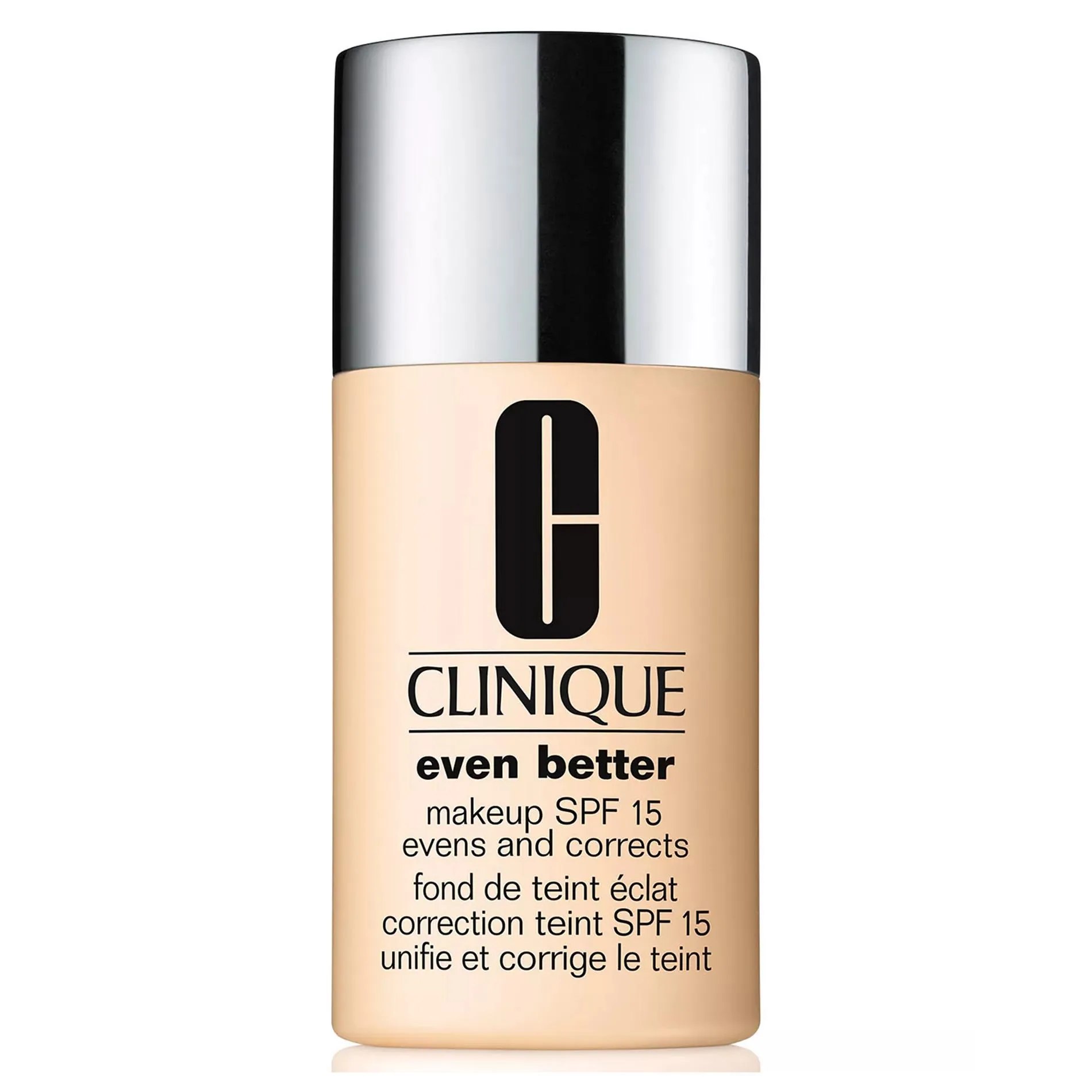 Clinique Even Better Makeup SPF 15; evens and corrects skin tone.