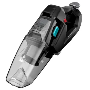 A handheld Bissell vacuum cleaner, specifically the Pet Stain Eraser Duo, designed for tackling pet stains with a dry cleaning feature.