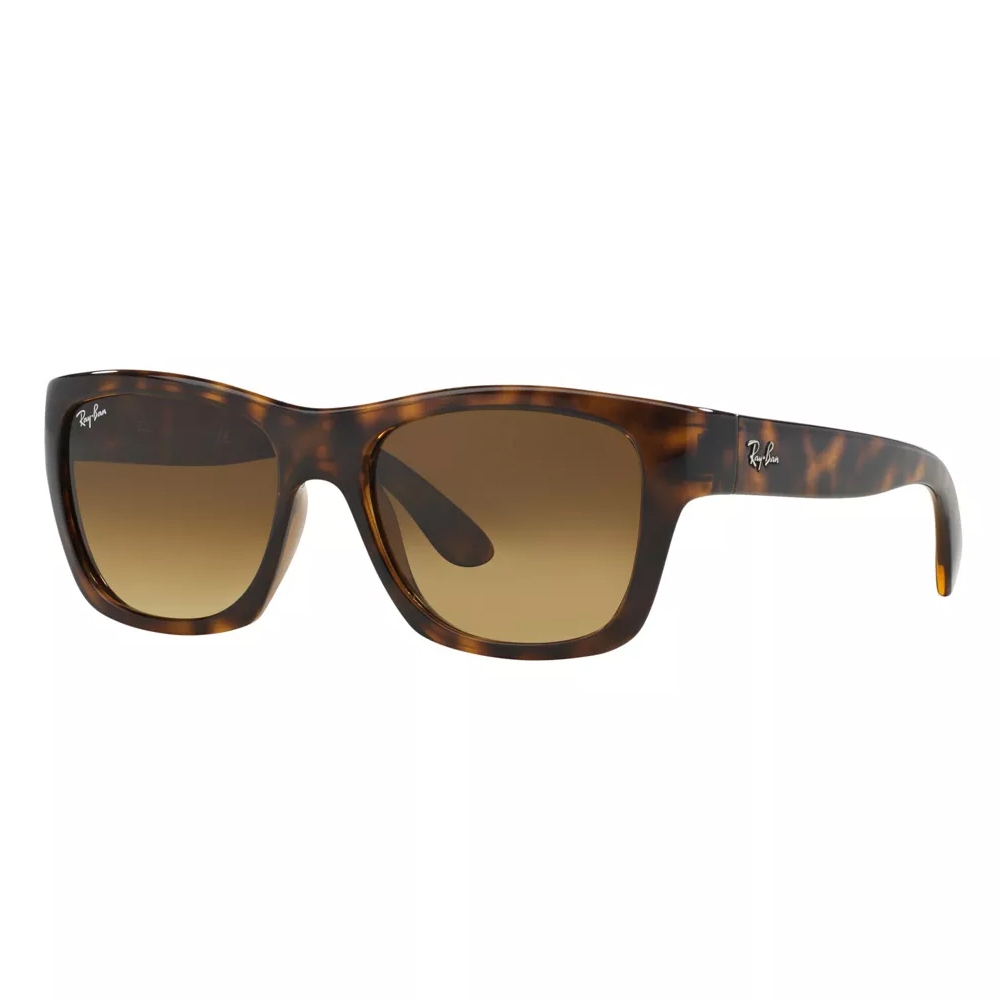 Ray-Ban Havana Polarized Sunglasses RB4194 feature a tortoiseshell frame with brown gradient lenses, offering a classic and stylish look with UV protection.