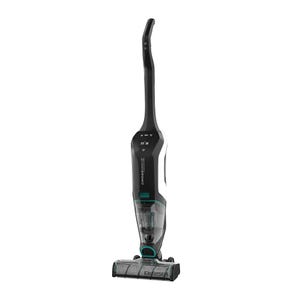 The Bissell CrossWave Max is a vacuum and mop combo with a sleek design, featuring a multi-surface cleaning system suitable for both wet and dry messes. It has a digital display and a dual-tank system to separate clean and dirty water.