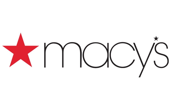 the macy's logo with a red star on a white background