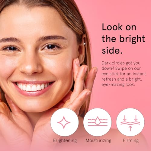 Brightening, moisturizing, and firming eye stick for refreshing and brightening the eye area, targeting dark circles.