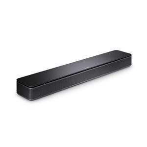 A sleek, black soundbar designed for enhancing audio experience.