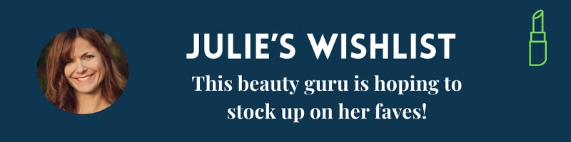 Banner promoting a wishlist on Amazon focusing on beauty items.