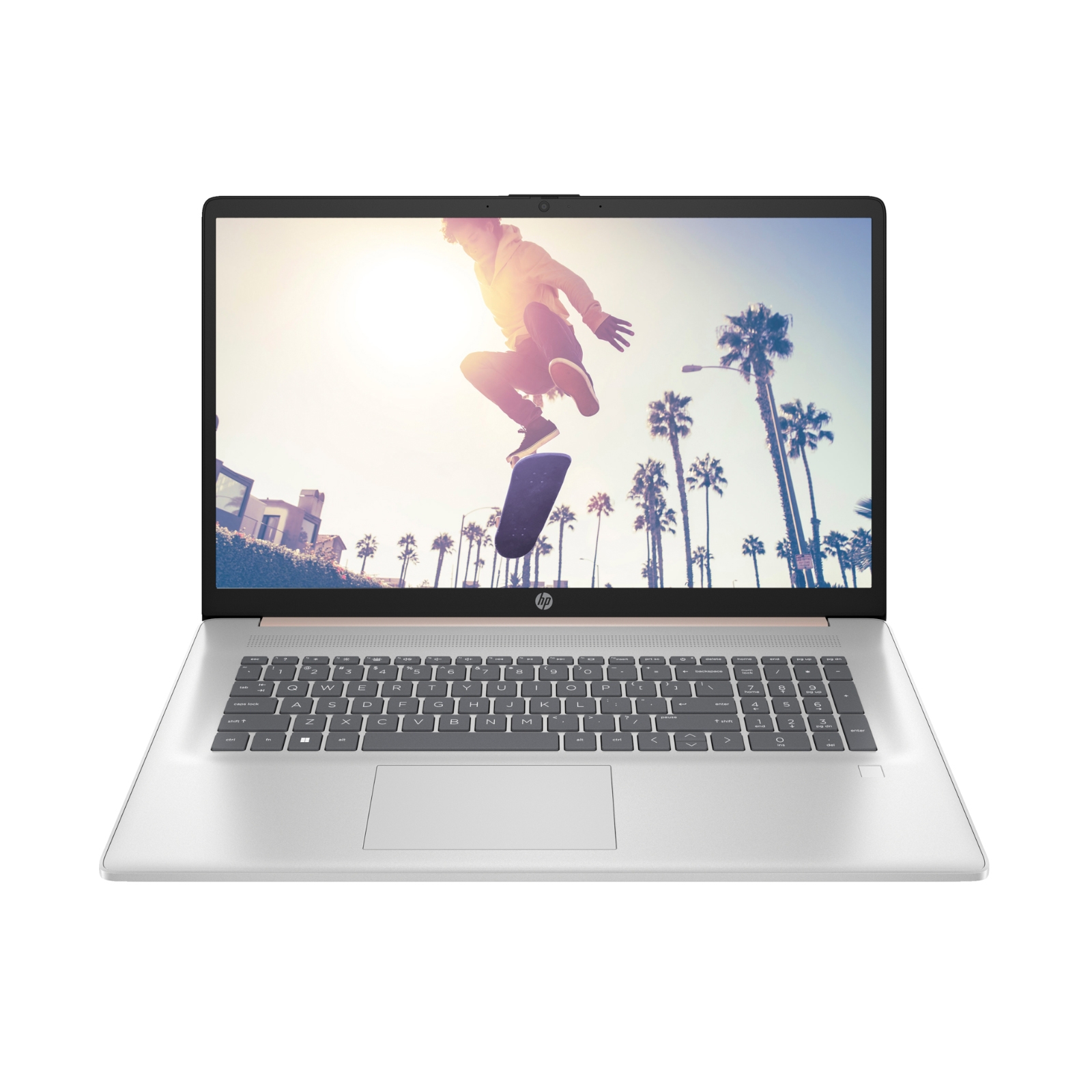 A laptop computer with a skateboarder on the screen.