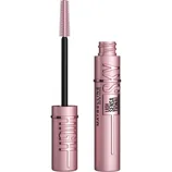 Maybelline New York Lash Sensational Sky High Mascara in a pink tube with a black brush applicator.