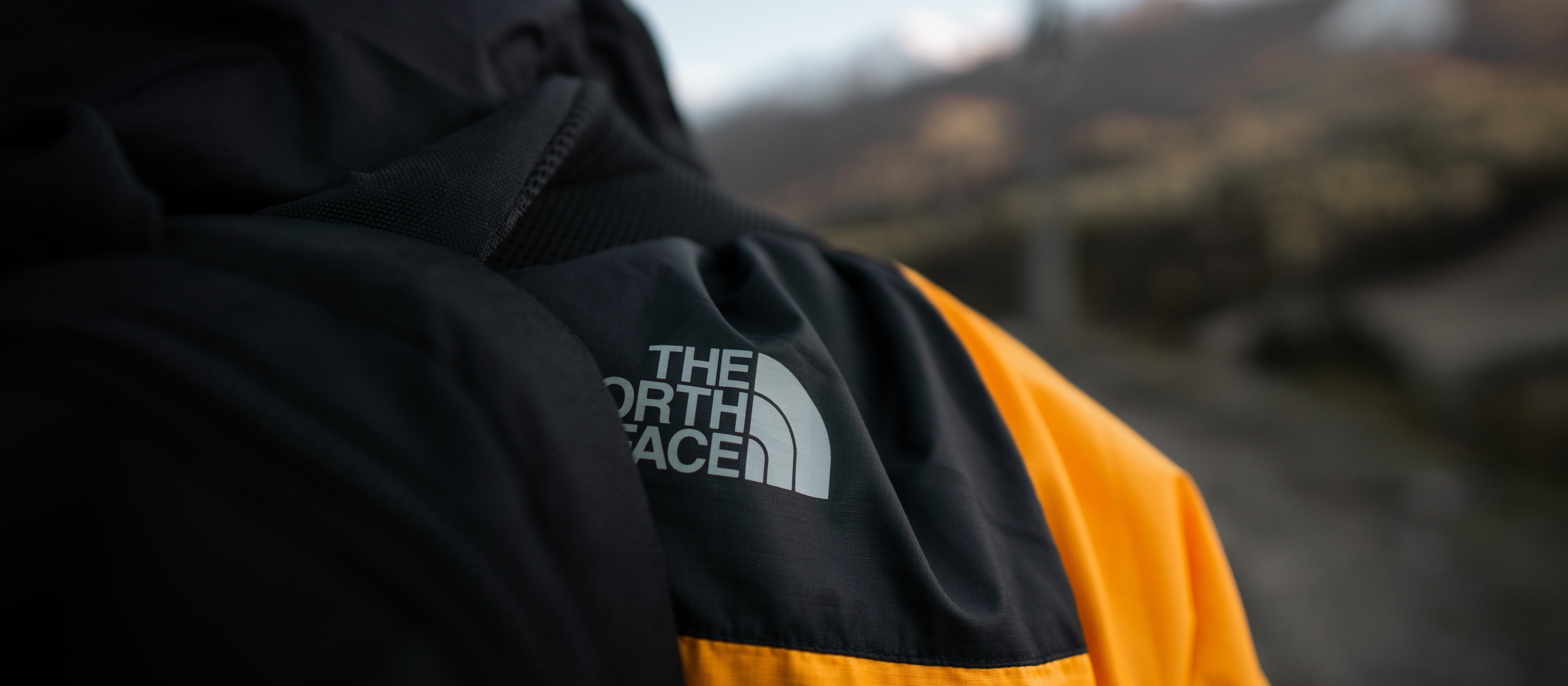 yellow north face fleece jacket